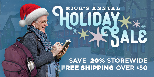 Save Big in Rick Steves' Online Store.